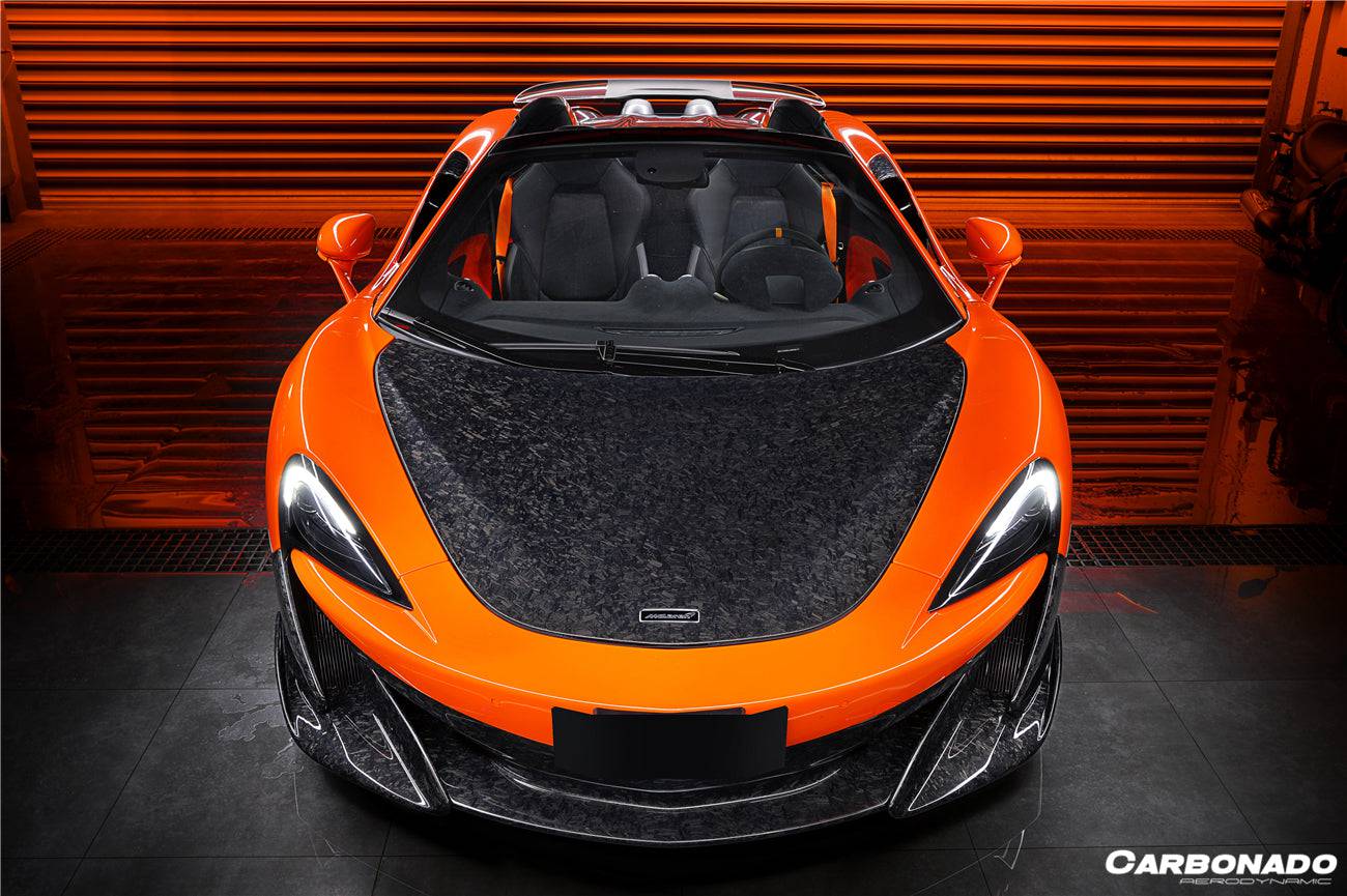 2018-2021 McLaren 600LT OEM Style Carbon Fiber front bumper side splitter - Carbonado Aero