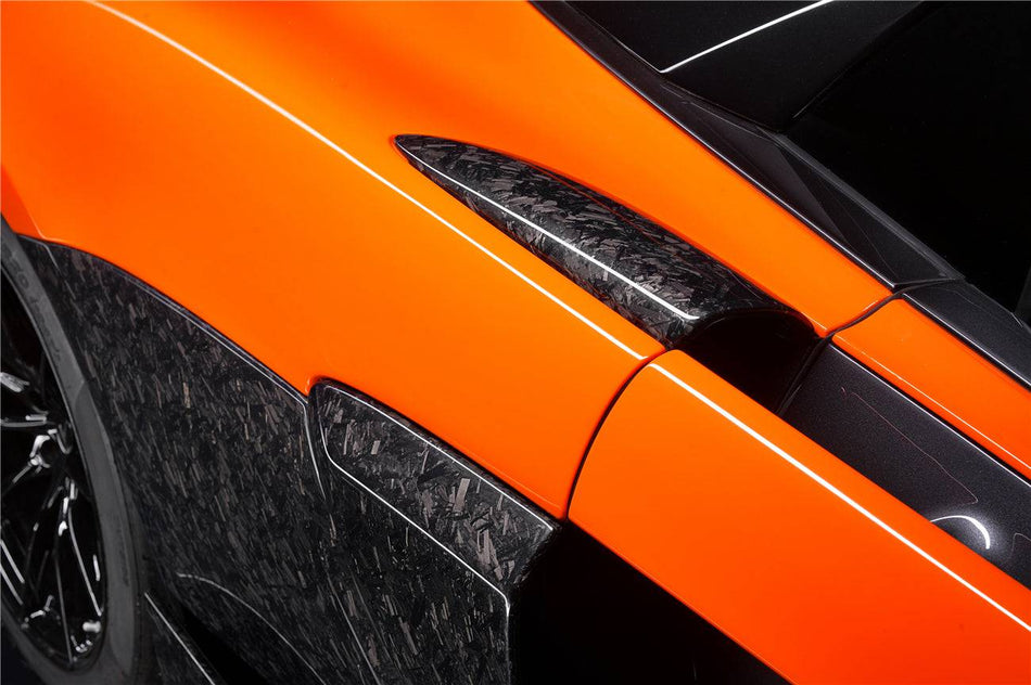 2018-2021 McLaren 600LT OEM Style Carbon Fiber Air Intake Fins - Carbonado