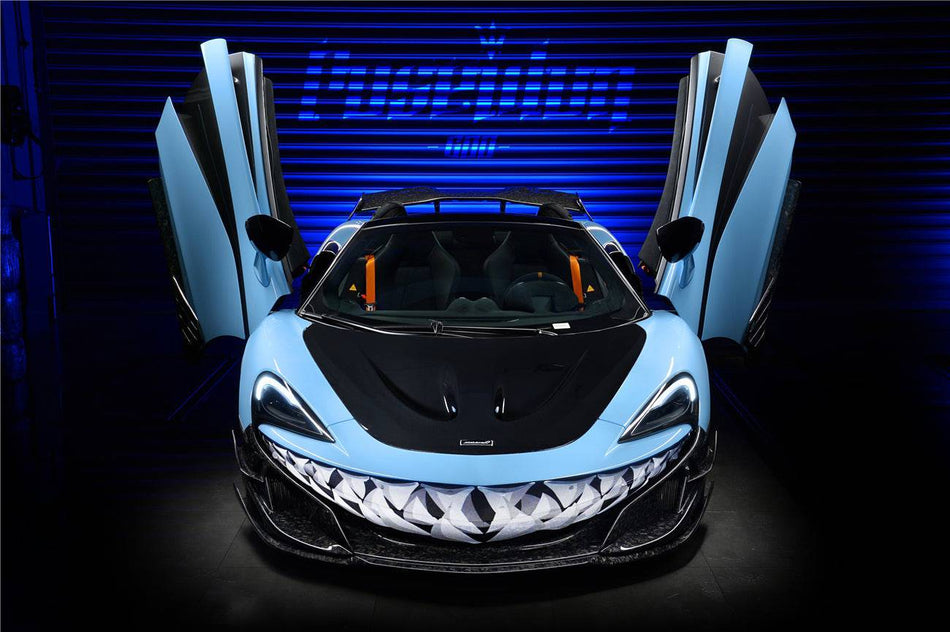 2018-2021 McLaren 540C/570S/600LT P1 Style Carbon Fiber Hood - Carbonado