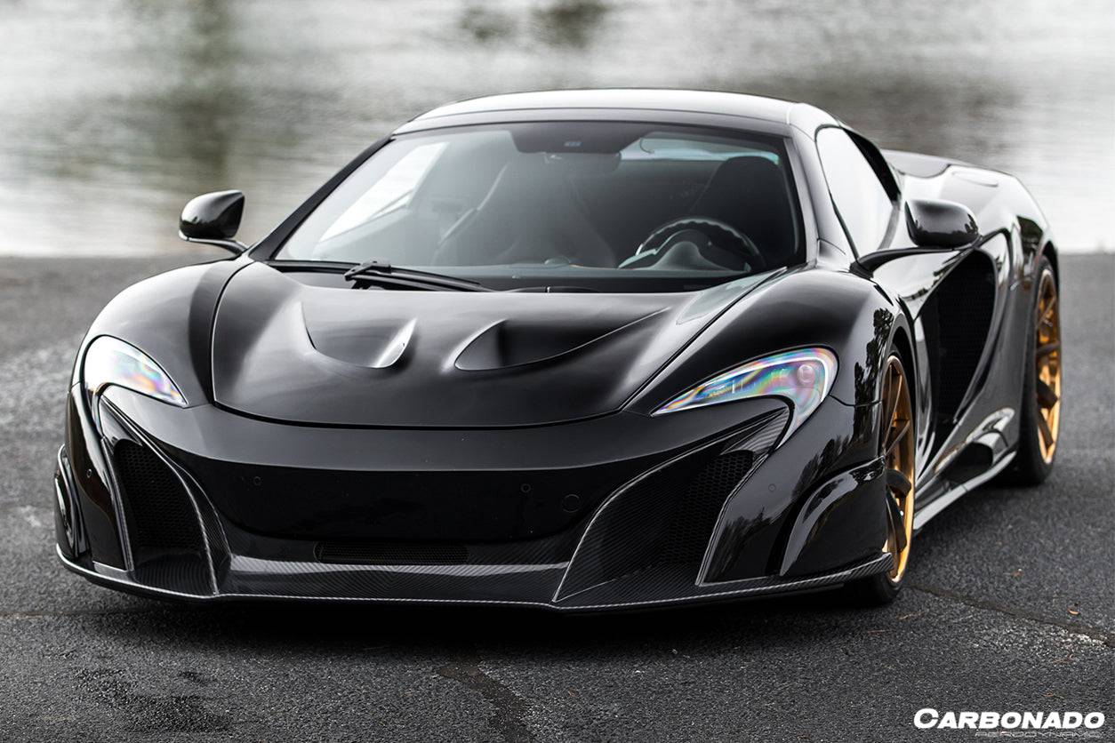 2014-2017 McLaren 650S 675LT Style Front Bumper - Carbonado