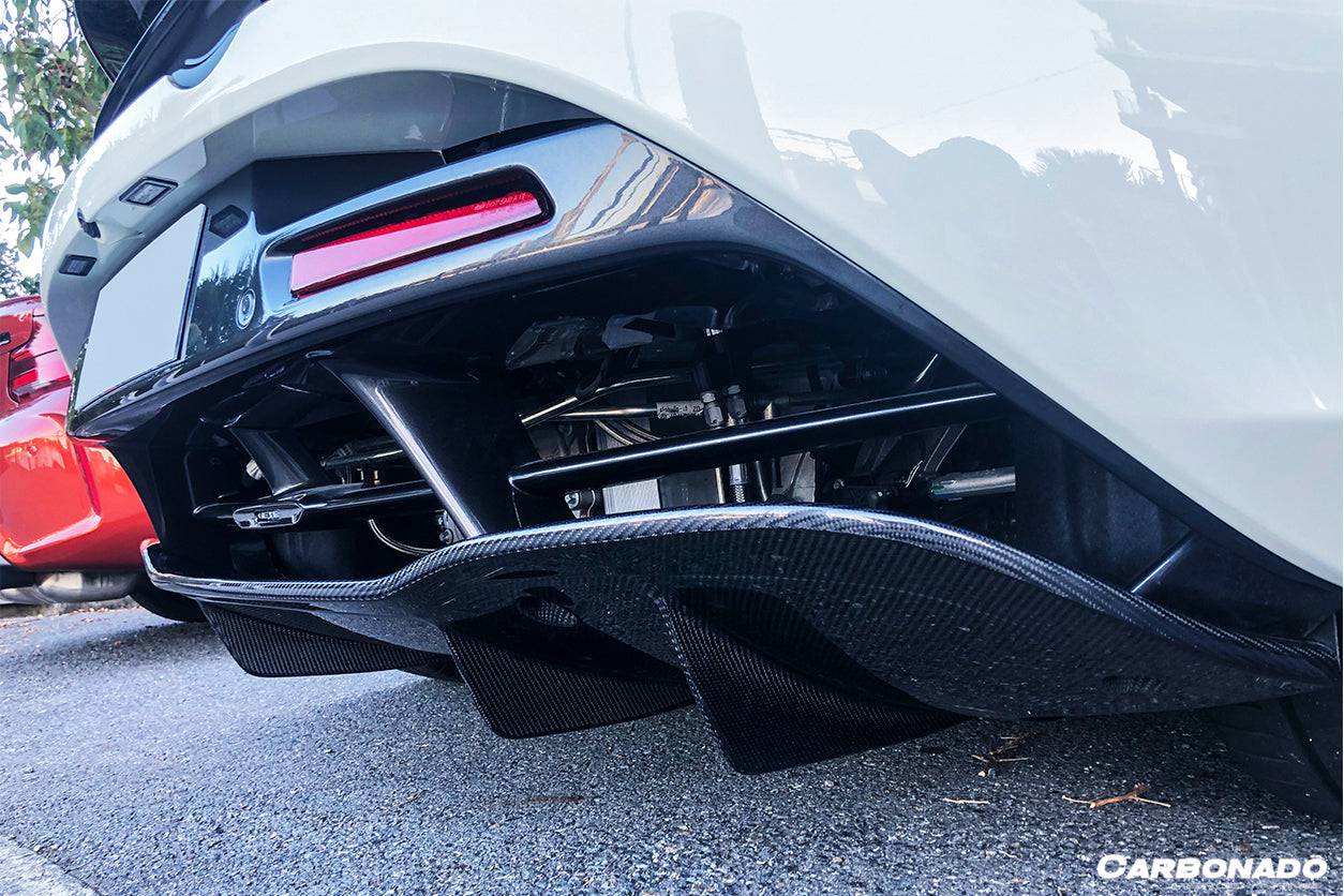 2017-2022 McLaren 720S OEM Style Carbon Fiber Rear Diffuser - Carbonado