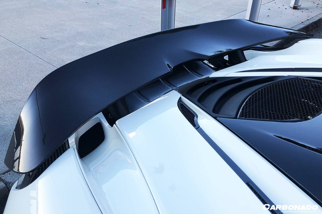 2017-2022 McLaren 720s OEM Style Carbon Fiber Trunk Spoiler - Carbonado Aero