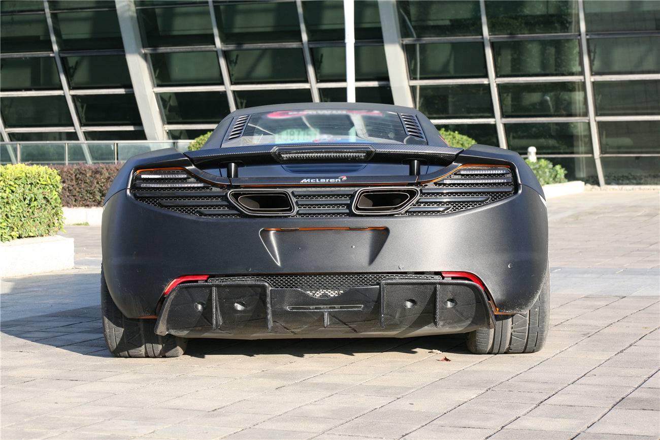 2011-2017 McLaren MP4 12C/650S DP Style Carbon Fiber Rear Diffuser - Carbonado