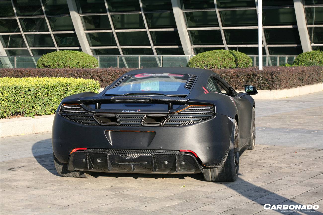 2011-2017 McLaren MP4 12C/650S DP Style Carbon Fiber Rear Diffuser - Carbonado Aero