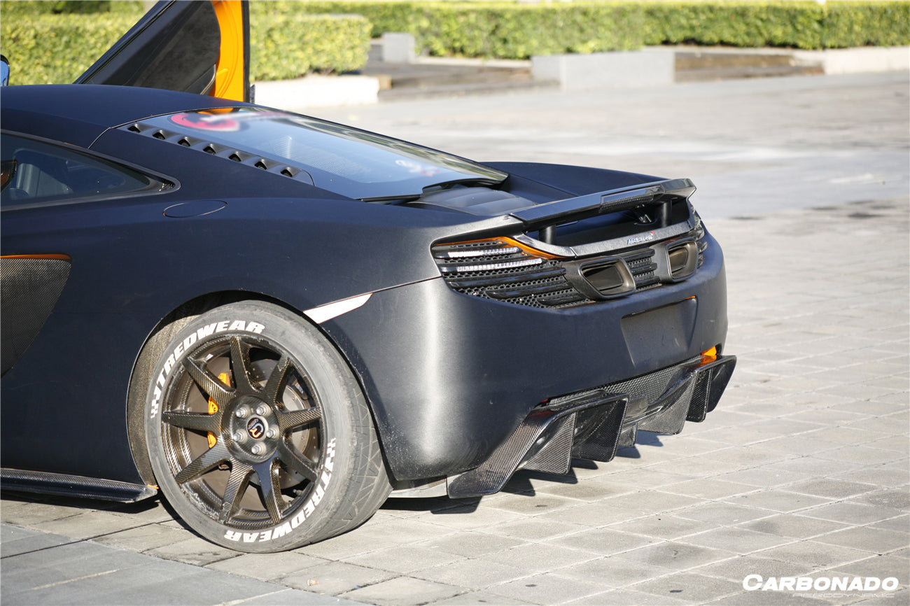 2011-2017 McLaren MP4 12C/650S DP Style Carbon Fiber Rear Diffuser - Carbonado Aero