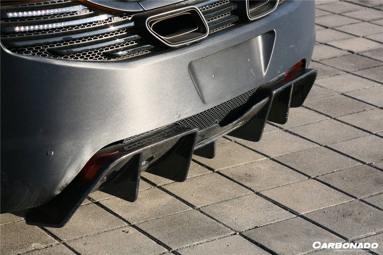 2011-2017 McLaren MP4 12C/650S DP Style Carbon Fiber Rear Diffuser - Carbonado