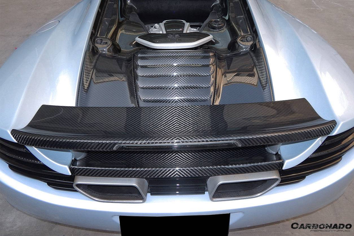 2011-2017 McLaren 650S/MP4 12C Autoclave Carbon Fiber Armadillo Engine Cover Replacement - Carbonado Aero