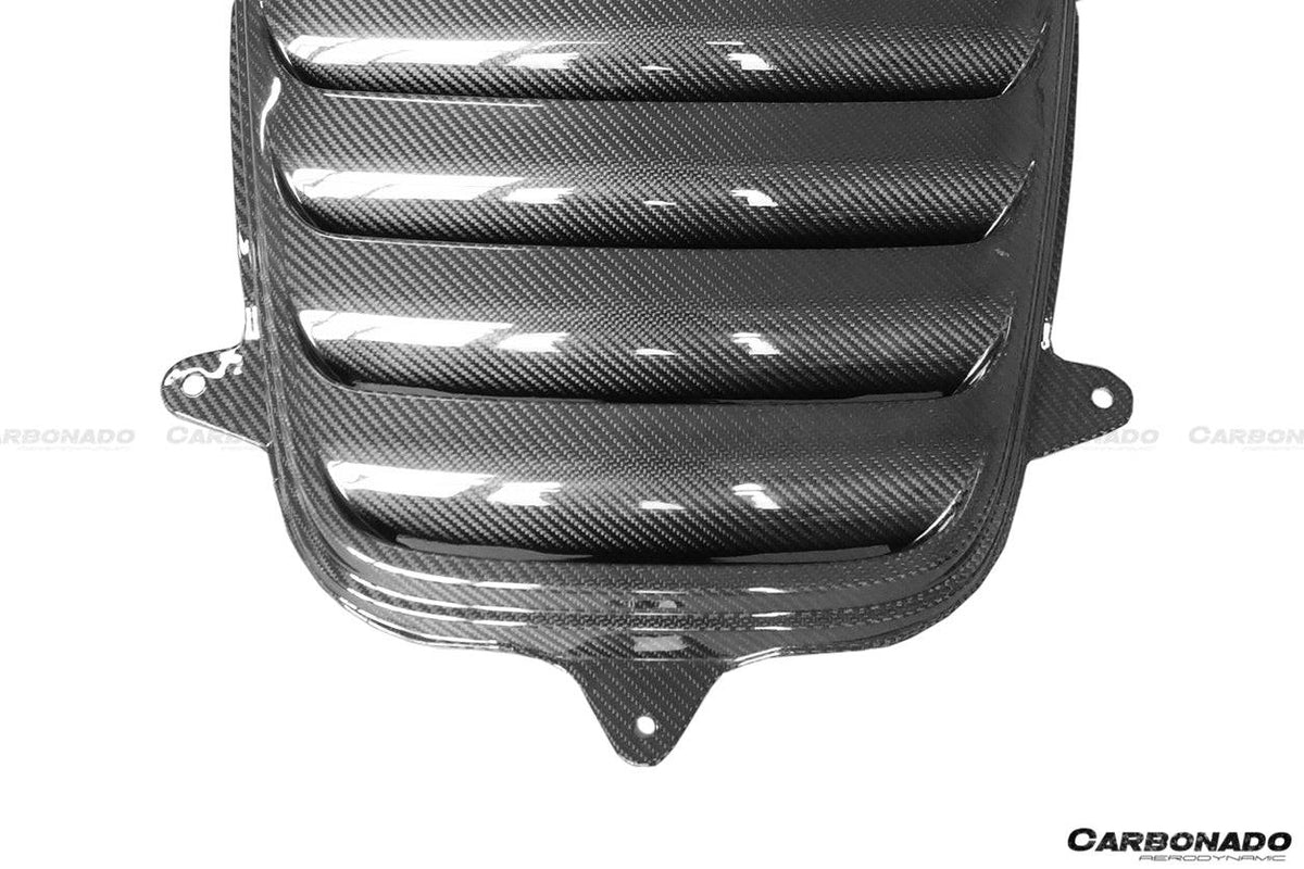 2011-2017 McLaren 650S/MP4 12C Autoclave Carbon Fiber Armadillo Engine Cover Replacement - Carbonado Aero