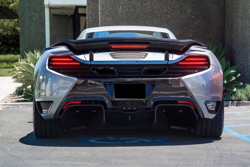 2011-2017 McLaren MP4 12C/650S VS Style Rear Bumper - Carbonado