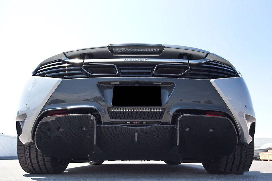 2011-2017 McLaren MP4 12C/650S VS Style Rear Bumper - Carbonado