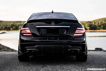 2008-2014 Mercedes Benz W204 C-Class C63 AMG Sedan VS Style Carbon Fiber Trunk Spoiler - Carbonado Aero