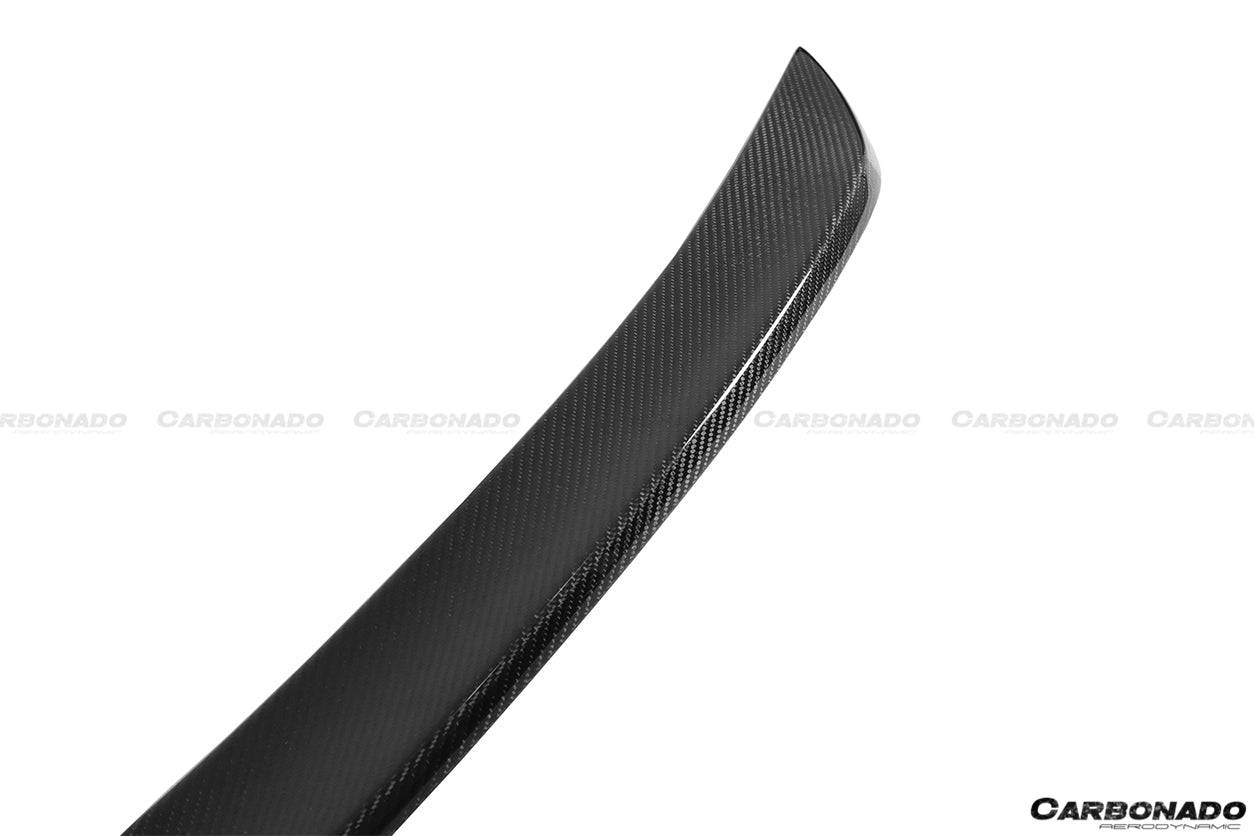 2008-2014 Mercedes Benz W204 C-Class C63 AMG Sedan VS Style Carbon Fiber Trunk Spoiler - Carbonado Aero