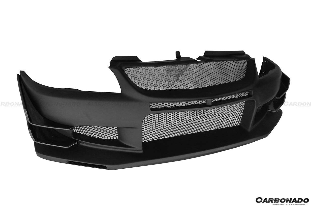 2003-2006 Mitsubishi Evo 7/8/9 VTC Style Front Bumper - Carbonado Aero