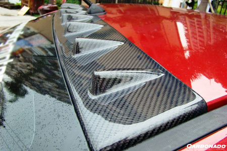 2008-2016 Mitsubishi Lancer Evolution 10 BS Style Carbon Fiber Roof Spoiler - Carbonado Aero
