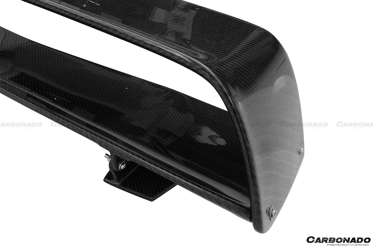 2008-2016 Mitsubishi Evo 10 VTX Style Carbon Fiber Trunk Spoiler Wing - Carbonado Aero