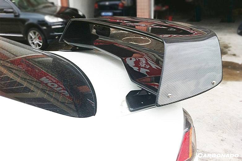 2008-2016 Mitsubishi Evo 10 VTX Style Carbon Fiber Trunk Spoiler Wing - Carbonado Aero