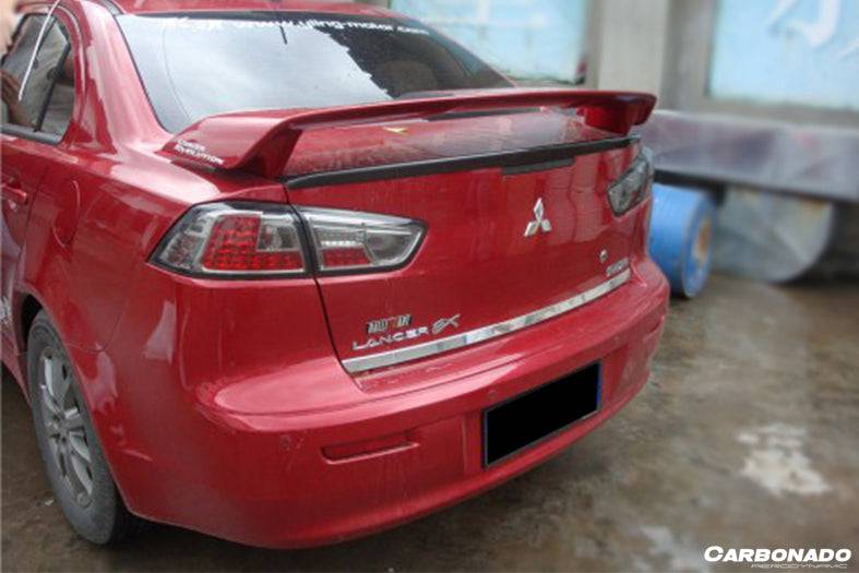 2008-2016 Mitsubishi Lancer Evolution10 BS Style Carbon Fiber Turnk Spoiler - Carbonado Aero