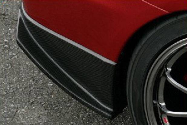 2008-2016 Mitsubishi Evolution 10 RS Style Carbon Fiber Rear Caps - Carbonado