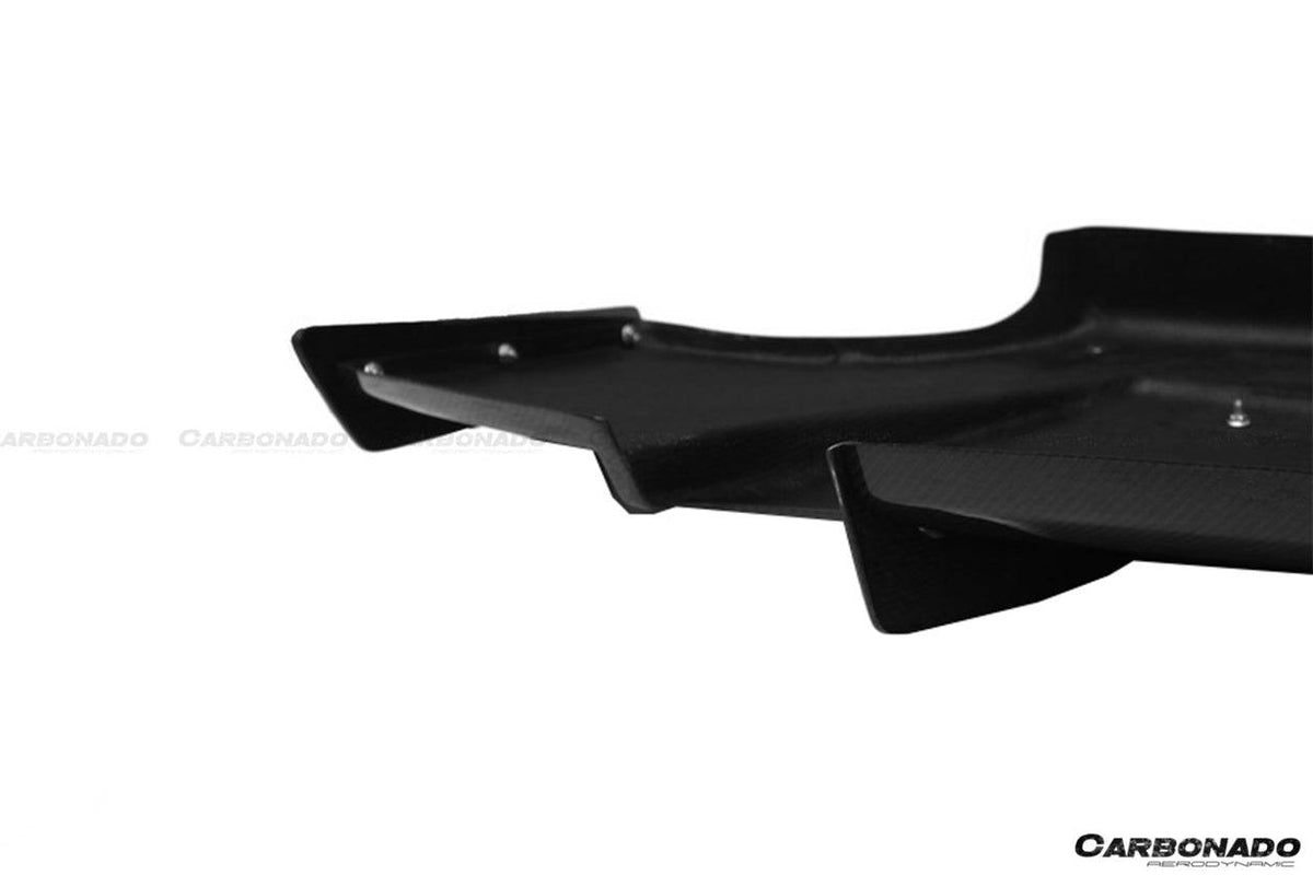 2008-2016 Mitsubishi Evolution EVO10 VRS Style Carbon Fiber Rear Diffuser - Carbonado Aero