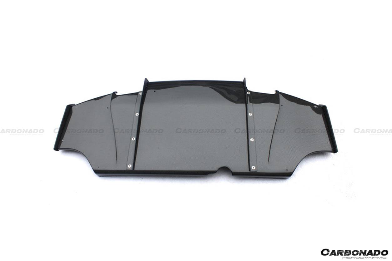 2008-2016 Mitsubishi Evolution EVO10 VRS Style Carbon Fiber Rear Diffuser - Carbonado Aero