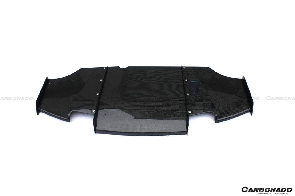 2008-2016 Mitsubishi Evolution EVO10 VRS Style Carbon Fiber Rear Diffuser - Carbonado Aero