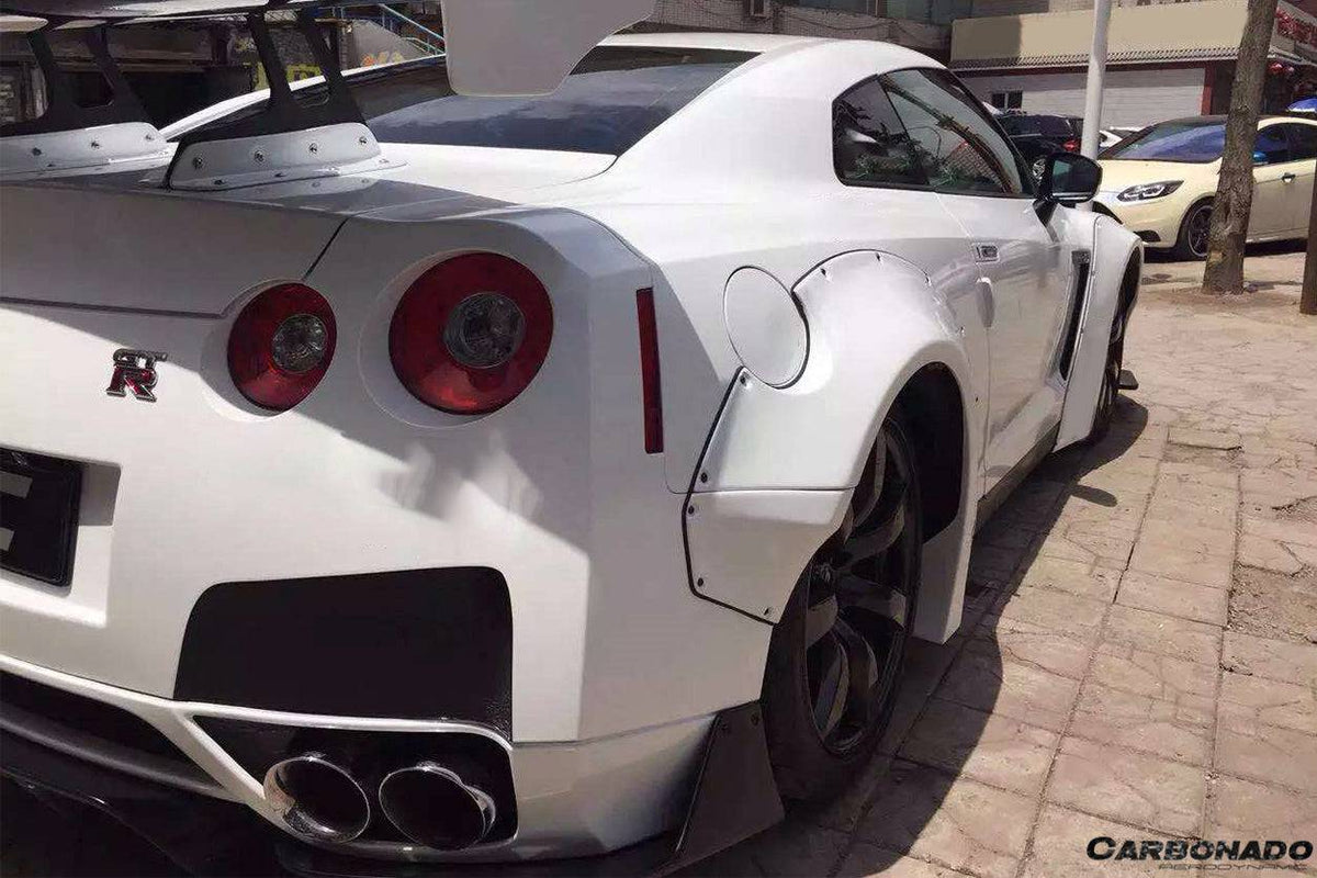 2008-2016 Nissan GTR R35 CBA/DBA DE Style Full Body Kit - Carbonado Aero