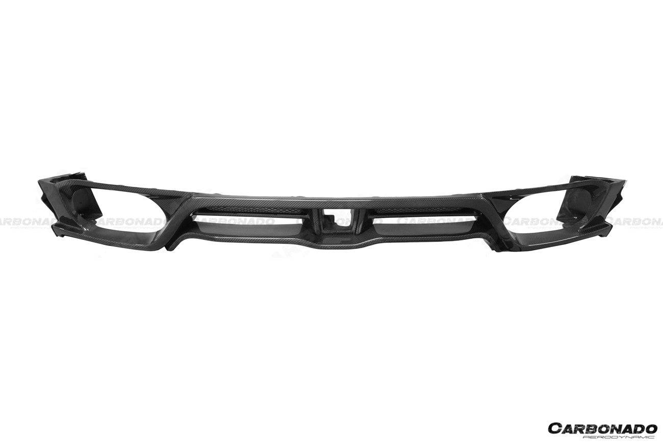 2012-2016 Nissan GTR R35 DBA VA Style Rear Diffuser w/ Caps - Carbonado Aero