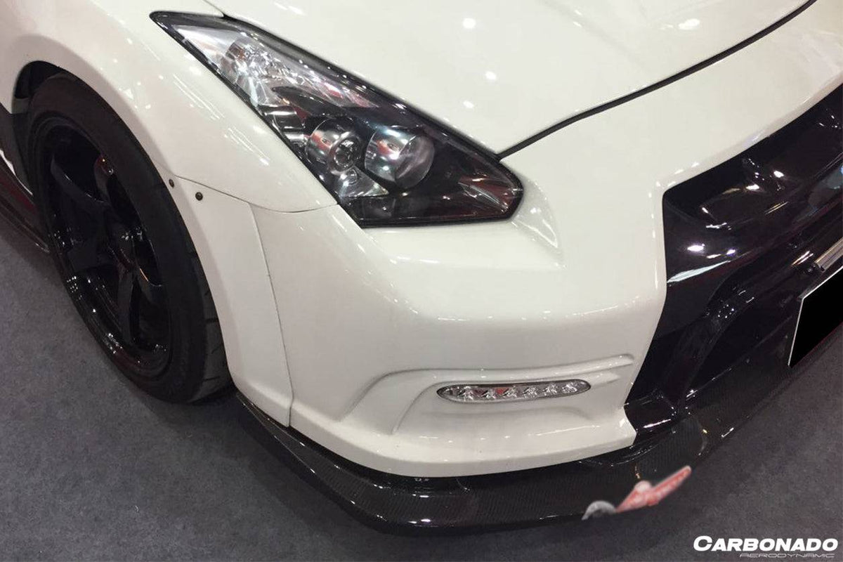 2012-2016 Nissan GTR R35 DBA VA Style Front Bumper - Carbonado