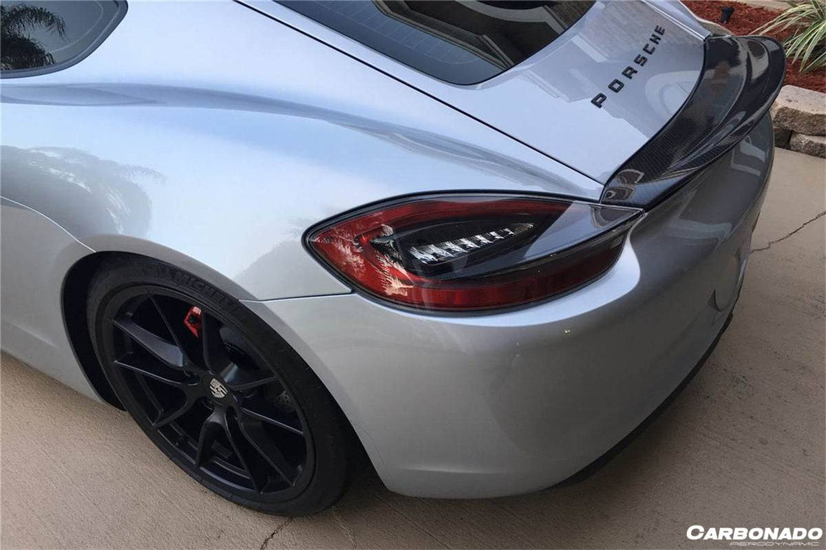 2014-2016 Porsche Boxster/Cayman 981 SPY Style Spoiler - Carbonado