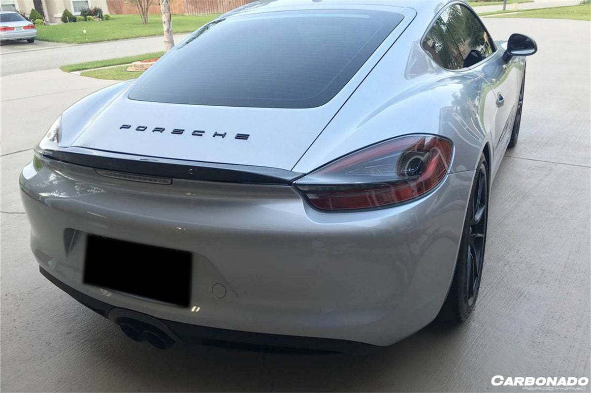 2014-2016 Porsche Boxster/Cayman 981 SPY Style Spoiler - Carbonado Aero