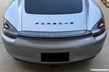 2014-2016 Porsche Boxster/Cayman 981 SPY Style Spoiler - Carbonado