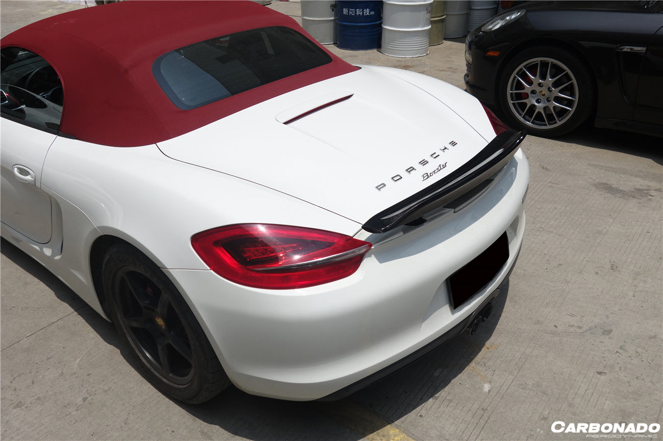 2014-2016 Porsche Boxster/Cayman 981 SPY Style Spoiler - Carbonado Aero