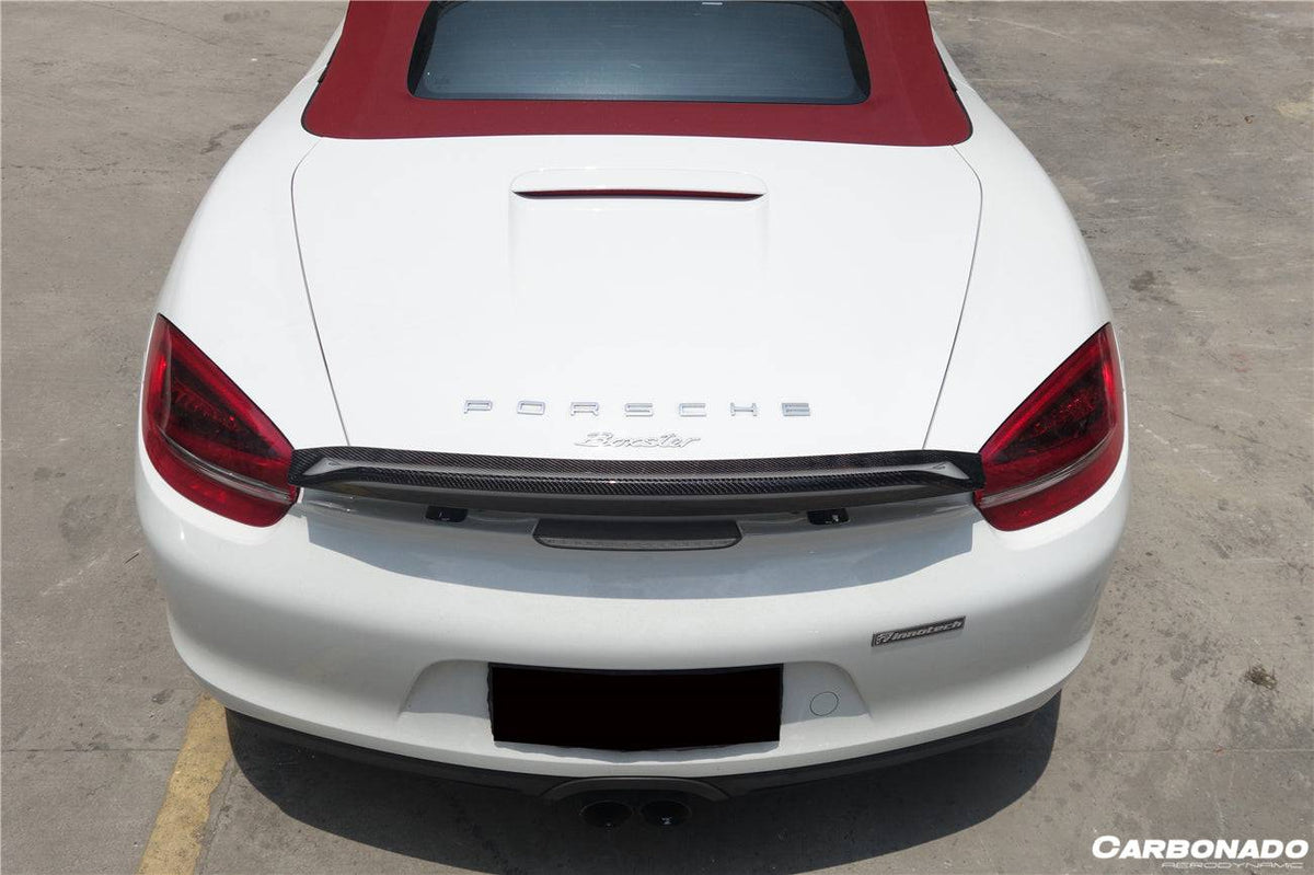 2014-2016 Porsche Boxster/Cayman 981 SPY Style Spoiler - Carbonado Aero