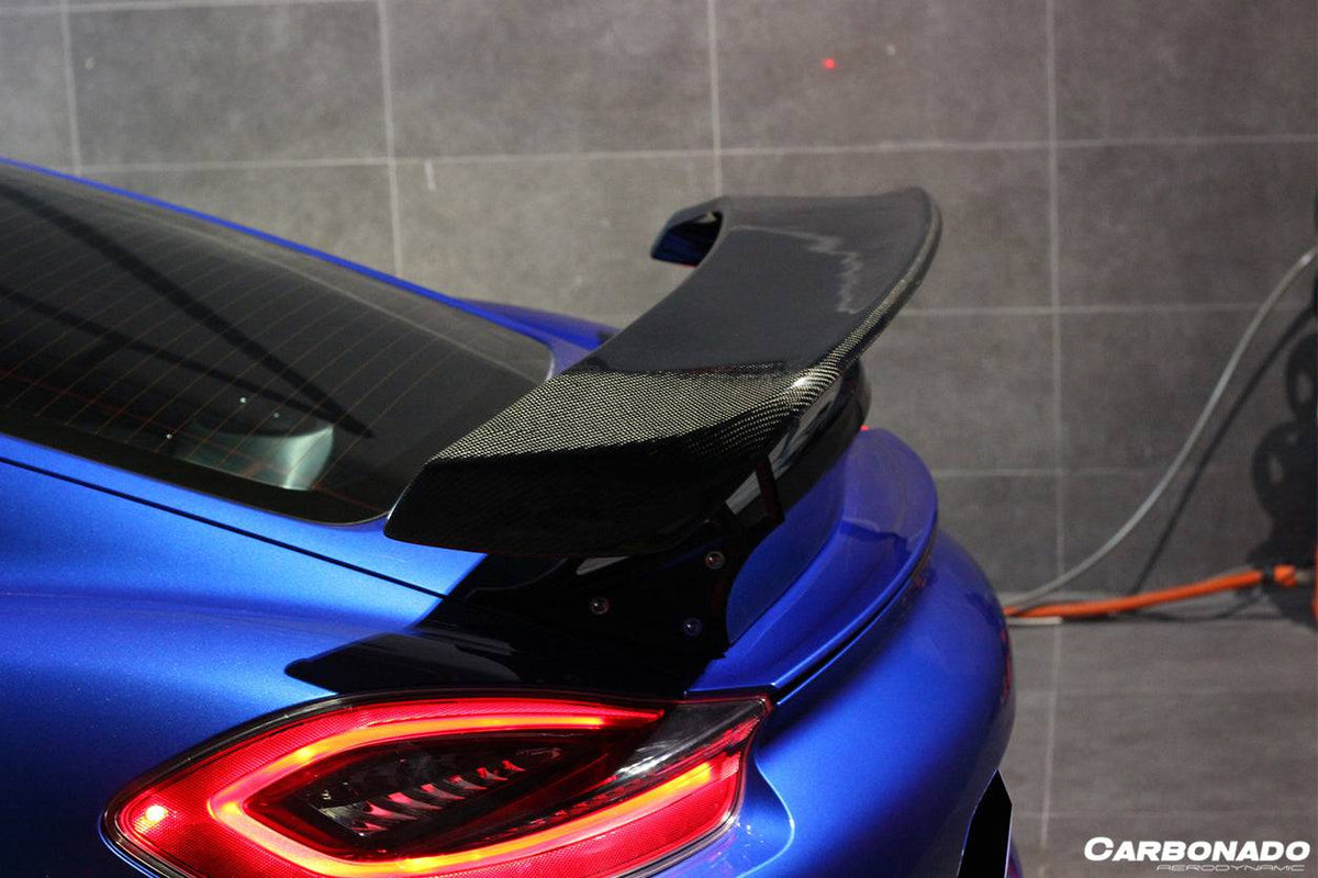 2012-2016 Porsche 981 Cayman TA Style Style Trunk Spoiler - Carbonado Aero