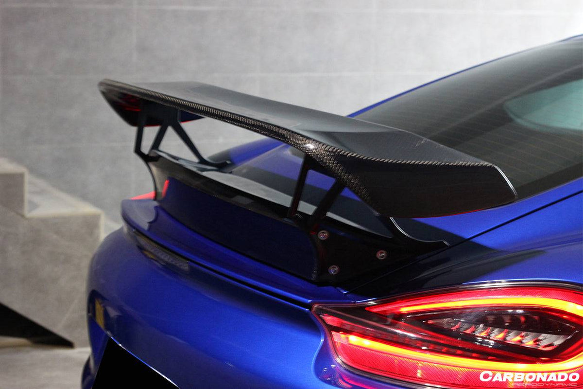 2012-2016 Porsche 981 Cayman TA Style Style Trunk Spoiler - Carbonado Aero