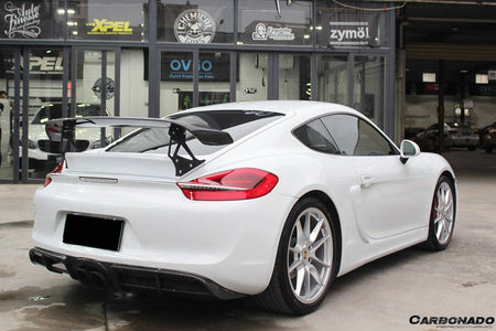 2012-2016 Porsche 981 Cayman TA Style Style Trunk Spoiler - Carbonado Aero