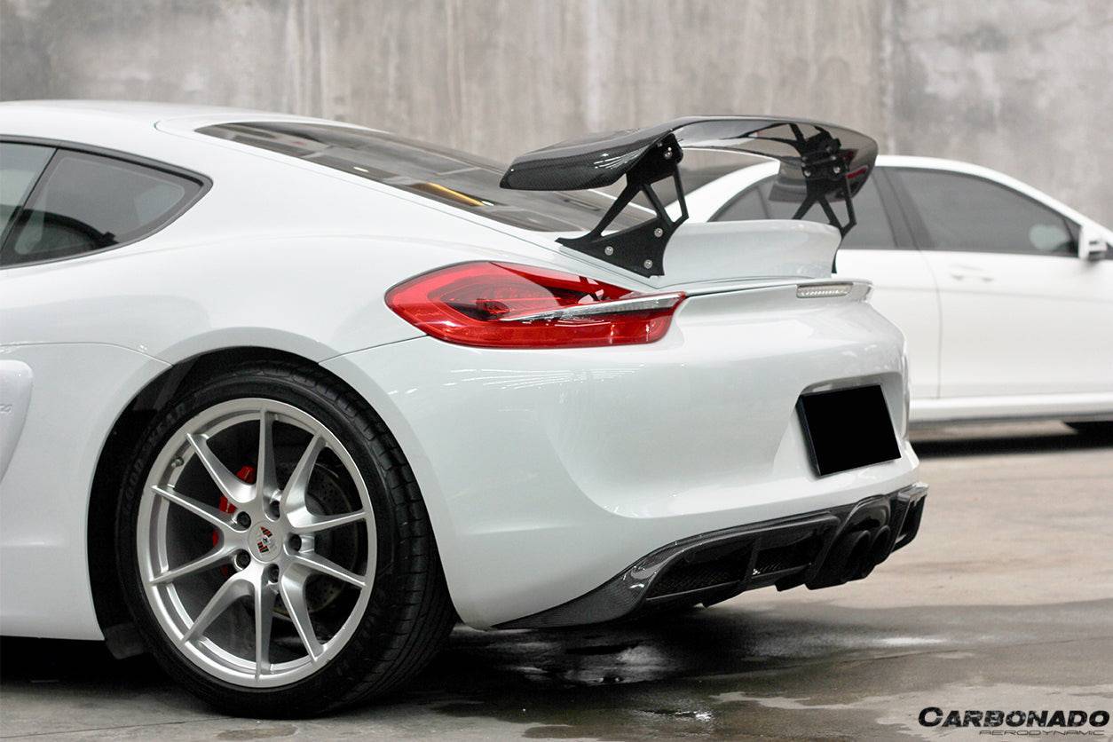 2012-2016 Porsche 981 Cayman TA Style Style Trunk Spoiler - Carbonado Aero