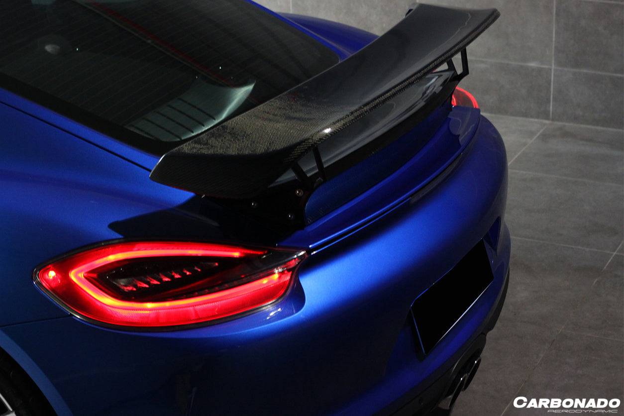 2012-2016 Porsche 981 Cayman TA Style Style Trunk Spoiler - Carbonado Aero