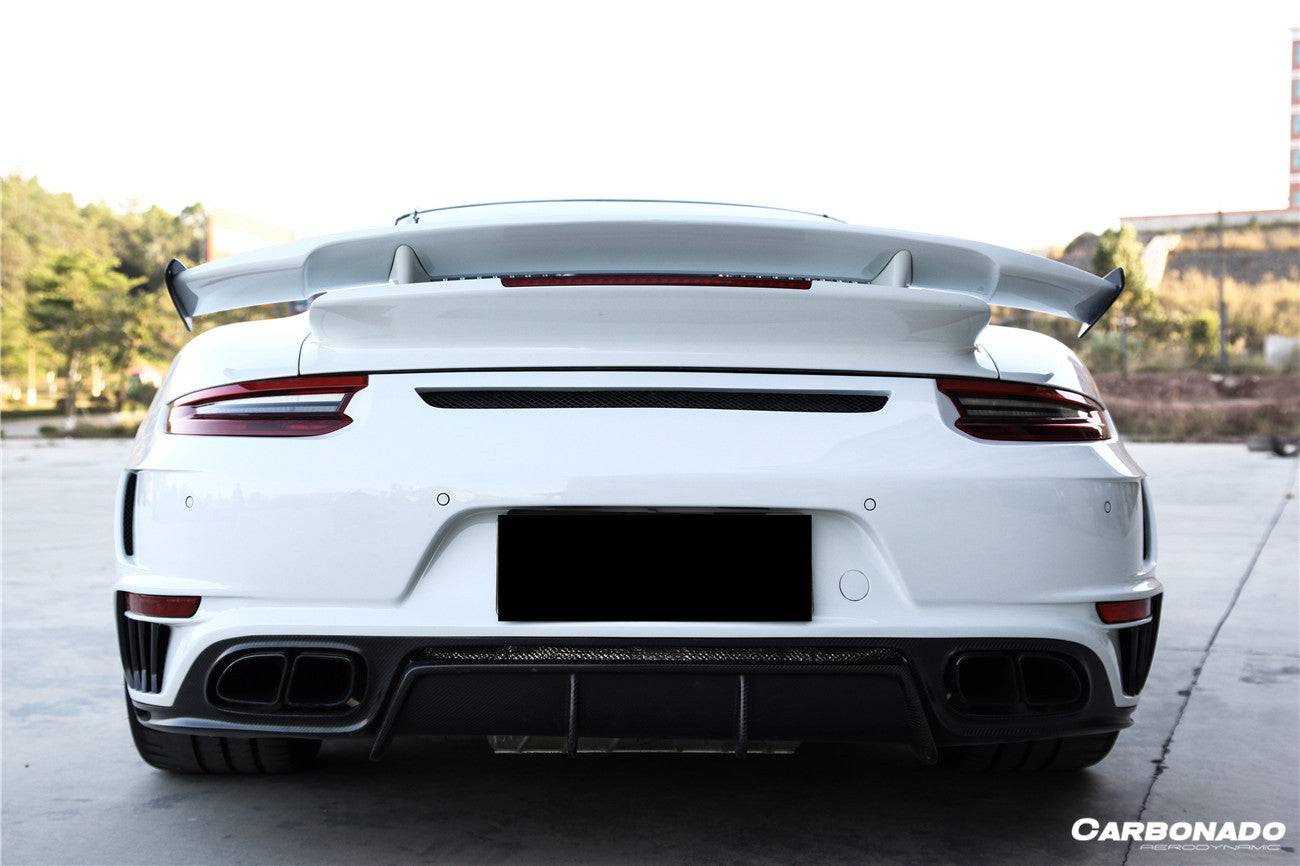 2016-2019 Porsche 911 991.2 Turbo/s TP Style Rear Bumper - Carbonado Aero