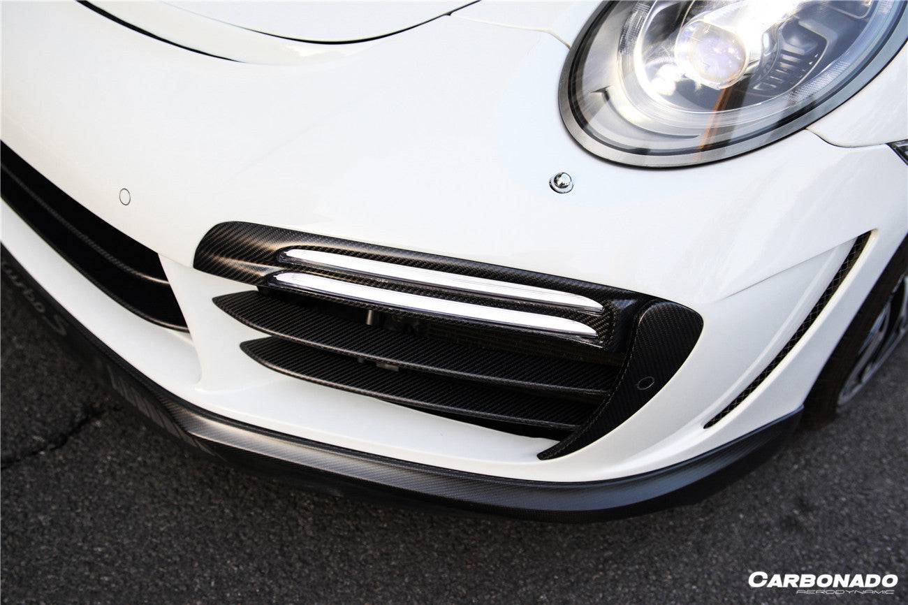 2016-2019 Porsche 911 991.2 Turbo/s TP Style Front Bumper - Carbonado Aero