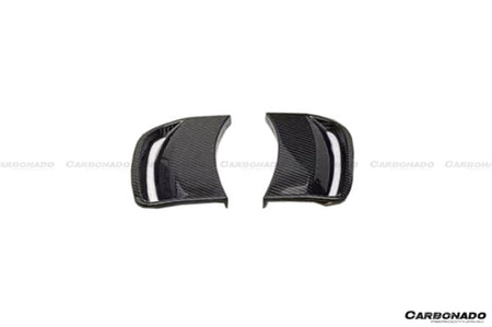 2020-2023 Porsche 911 992 TurboS TA Style DRY Carbon Fiber Quarter Panel Side Scoops - Carbonado Aero