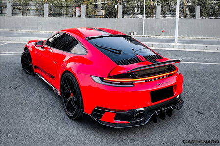 2019-2023 Porsche 911 992 Carrera/S/4/4S TA Style Carbon Fiber Roof Spoiler - Carbonado Aero