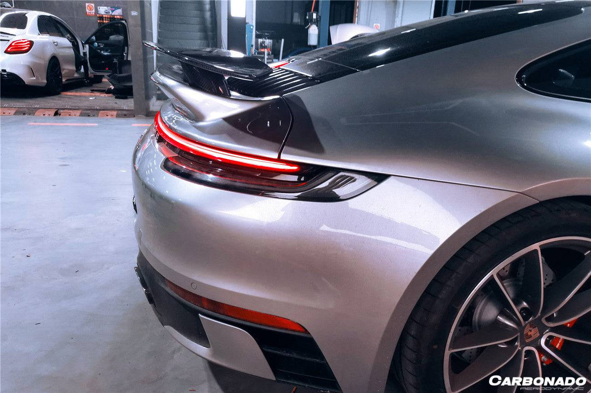 2019-2023 Porsche 911 992 Carrera/S/4/4S/Cabriolet Turbo Style Trunk Spoiler - Carbonado Aero