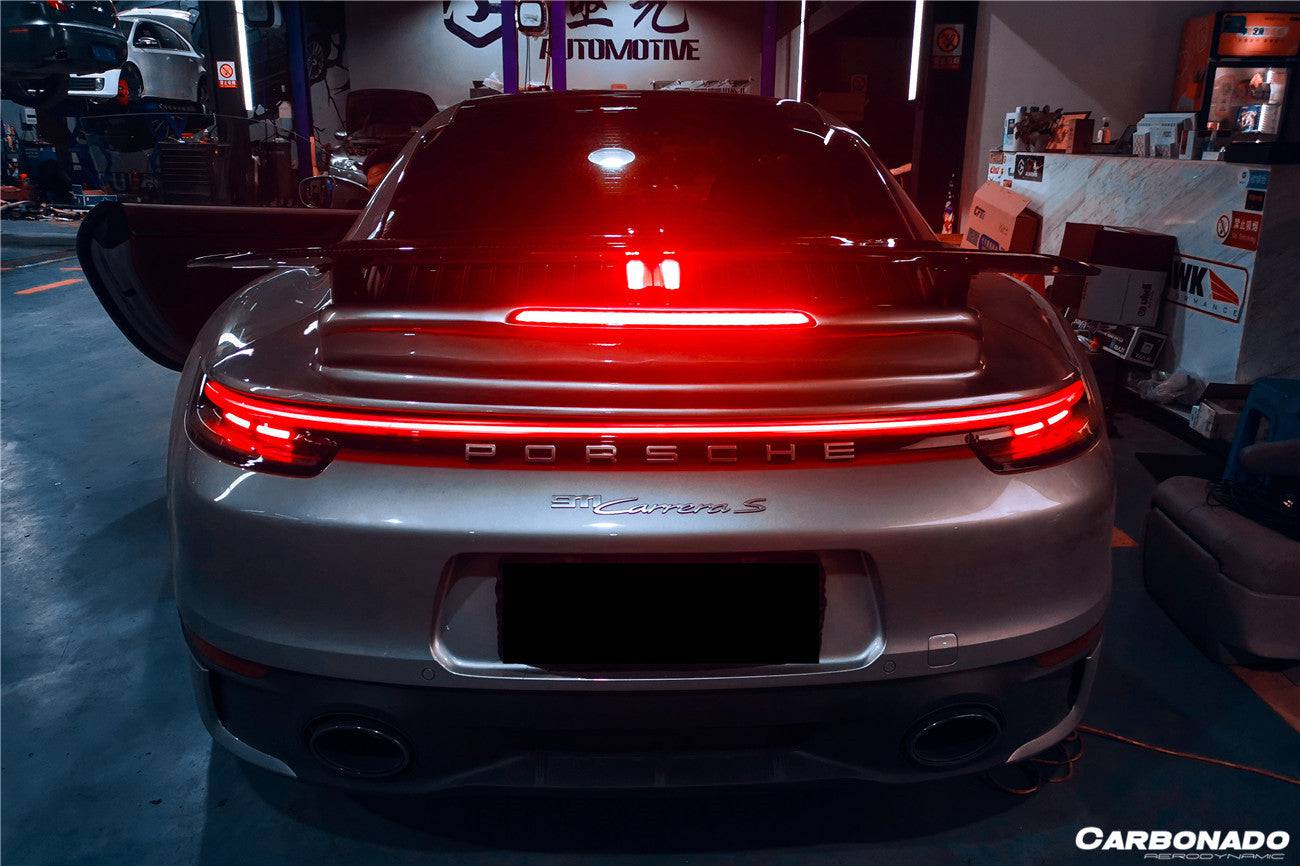 2019-2023 Porsche 911 992 Carrera/S/4/4S/Cabriolet Turbo Style Trunk Spoiler - Carbonado Aero