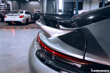 2019-2023 Porsche 911 992 Carrera/S/4/4S/Cabriolet Turbo Style Trunk Spoiler - Carbonado Aero