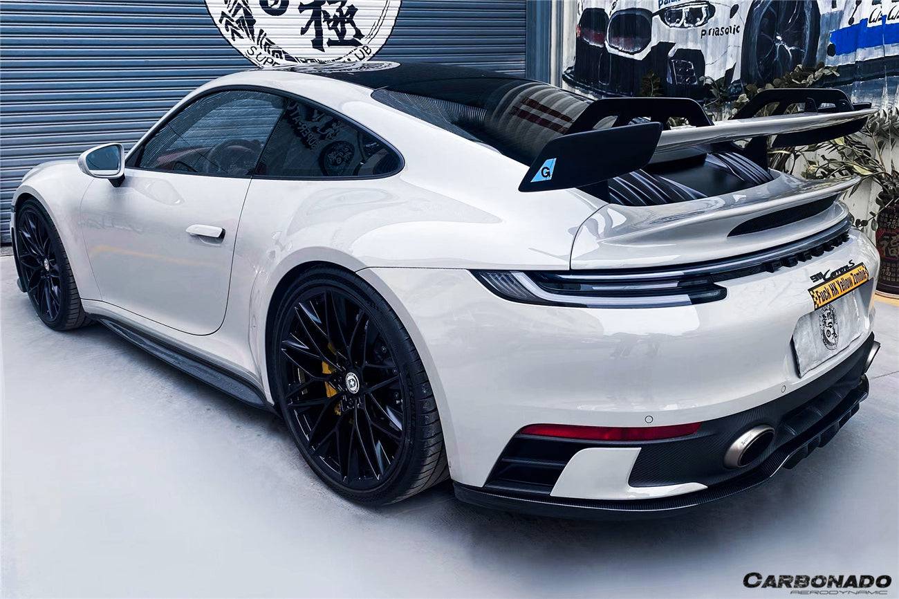 2019-2023 Porsche 911 992 Carrera/S/4/4S/Targa/Cabriolet GT3 Style Side Skirts - Carbonado Aero