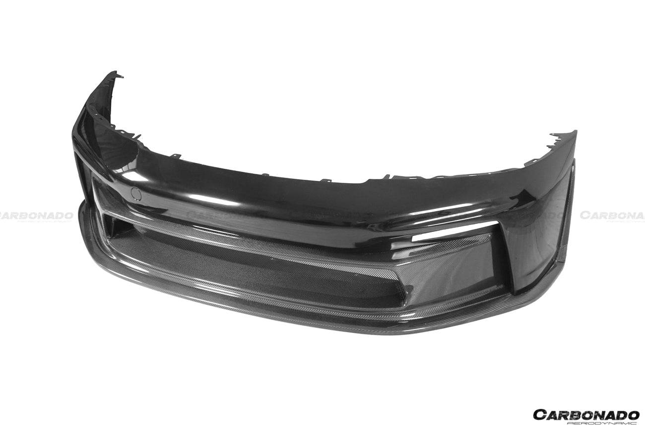 2019-2023 Porsche 911 992 Carrera/S/4/4S/Targa/Cabriolet GT3 Style Front Bumper - Carbonado Aero