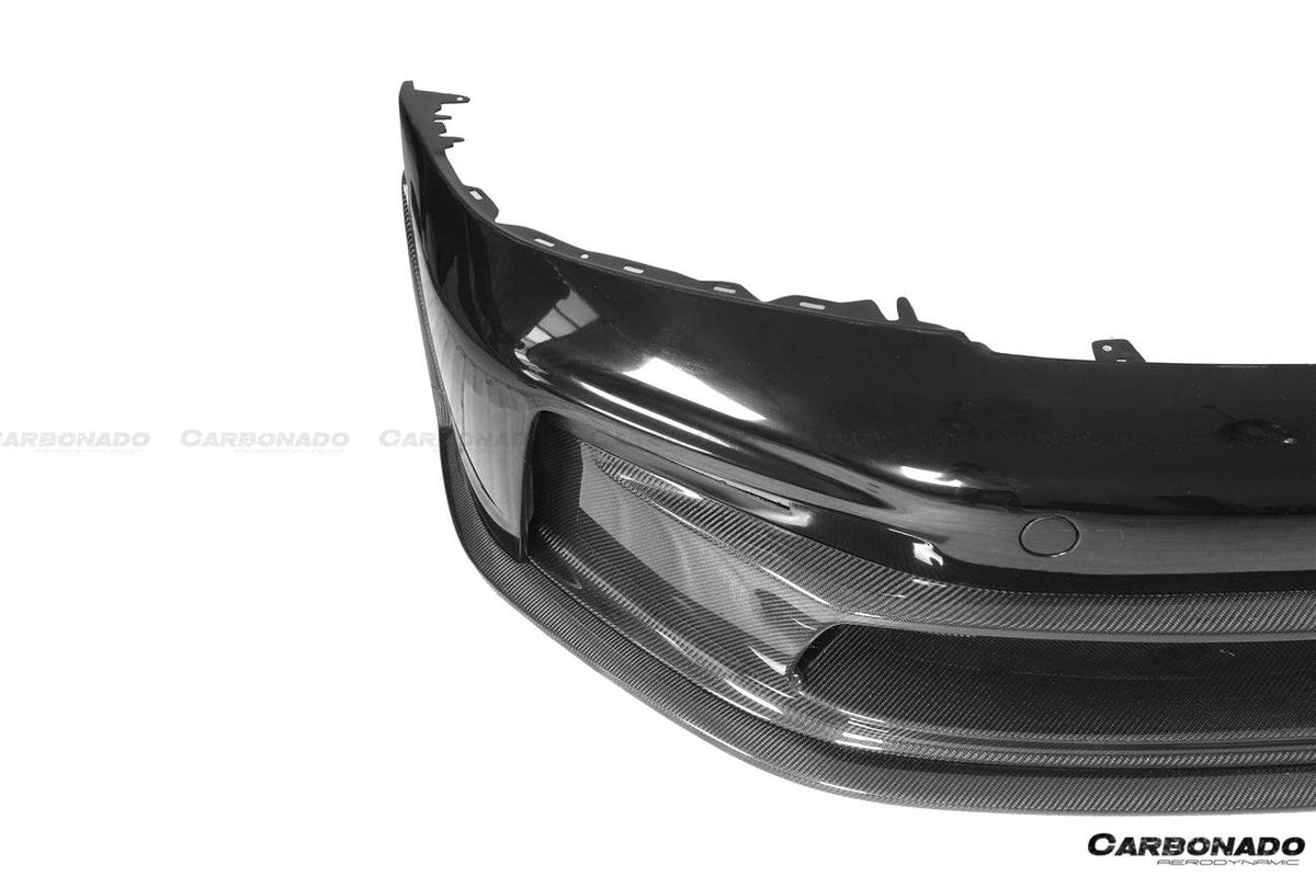 2019-2023 Porsche 911 992 Carrera/S/4/4S/Targa/Cabriolet GT3 Style Front Bumper - Carbonado Aero