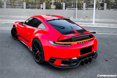 2019-2023 Porsche 911 992 Carrera/S/4/4S/Targa/Cabriolet WP Style Dry Carbon Fiber Side Skirts - Carbonado Aero