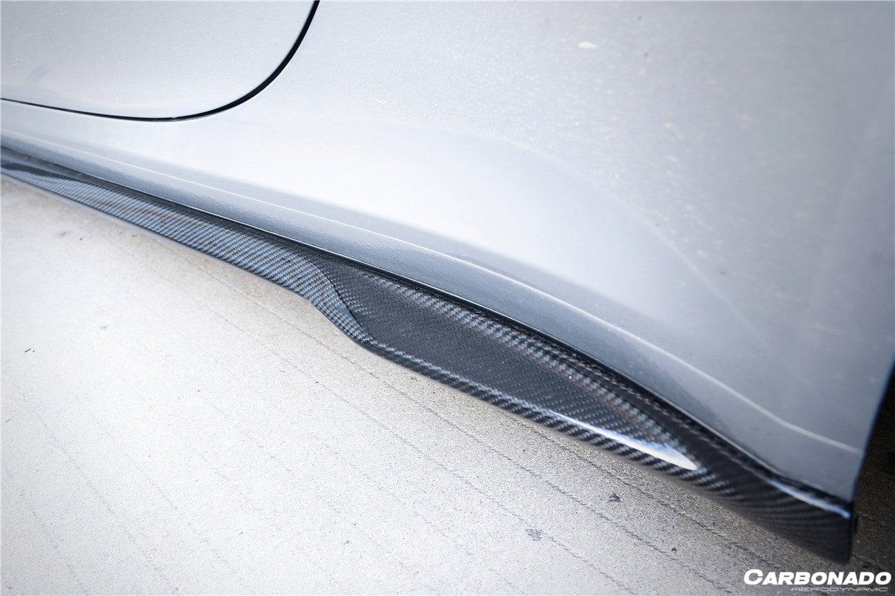 2019-2023 Porsche 911 992 Carrera/S/4/4S/Targa/Cabriolet WP Style Dry Carbon Fiber Side Skirts - Carbonado Aero